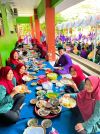 Melestarikan tradisi nganggung Hiang (Hikok Helawang) pada acara Maulid Nabi SAW dalam mengimpelementasi Proyek Penguatan Profil Pelajar Pancasila (P5)